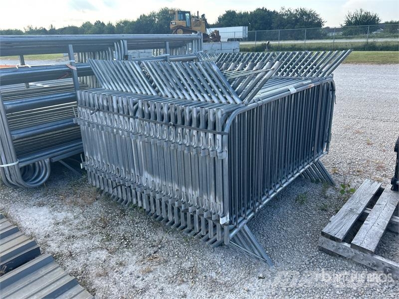 Quantity of (50) Crowd Control Barrier Other components