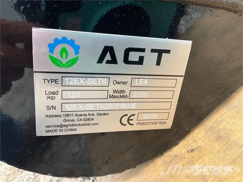  Quantity of (6)  AGT 12EX-SET6 Mini Excavator Atta Other components