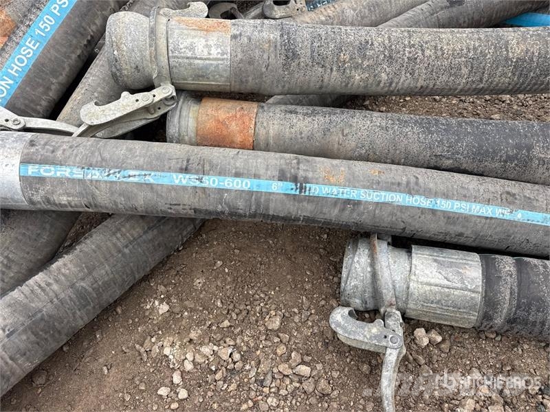 Quantity of 6 in Suction Water Hose Concrete accessories