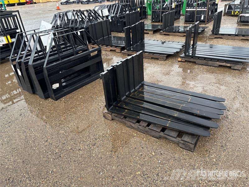 Quantity of (6) Mower King SA 48 in Skid Steer Fo 지게차