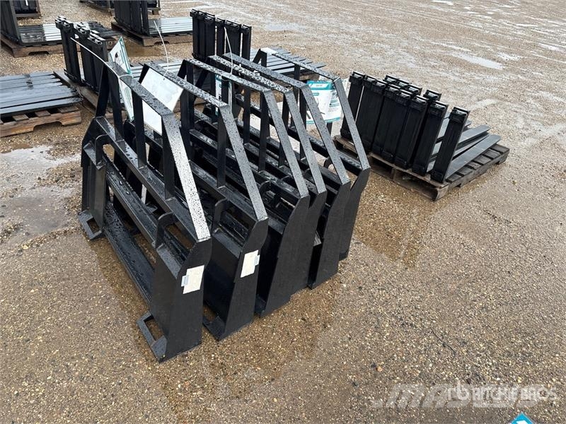 Quantity of (6) Mower King SA 48 in Skid Steer Fo 지게차