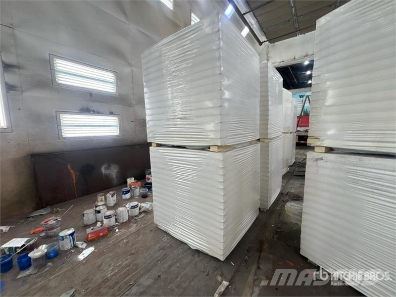 Quantity of (8) Pallets of Polyiso Insulation Подемници, лебедки и елеватори за материали