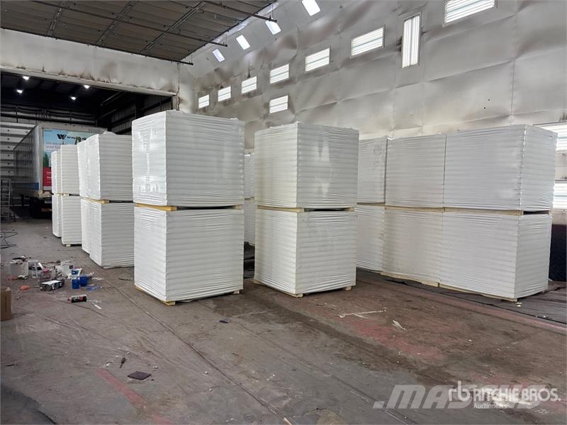 Quantity of (8) Pallets of Polyiso Insulation Подемници, лебедки и елеватори за материали