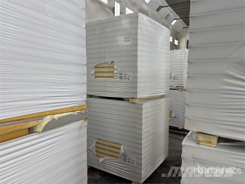 Quantity of (8) Pallets of Polyiso Insulation Подемници, лебедки и елеватори за материали