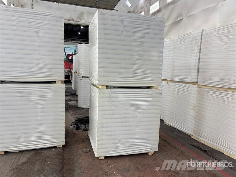 Quantity of (8) Pallets of Polyiso Insulation Подемници, лебедки и елеватори за материали