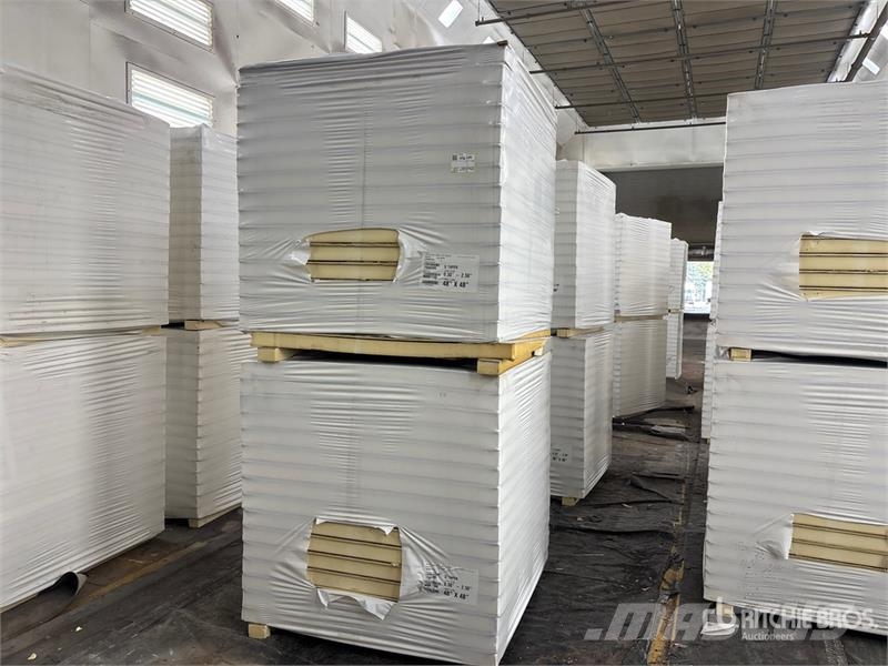 Quantity of (8) Pallets of Polyiso Insulation Подемници, лебедки и елеватори за материали