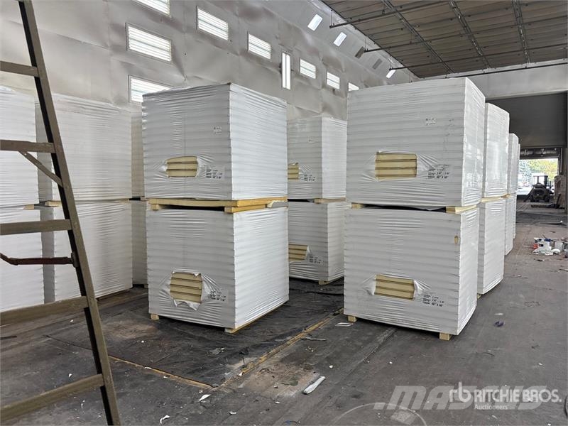 Quantity of (8) Pallets of Polyiso Insulation Подемници, лебедки и елеватори за материали