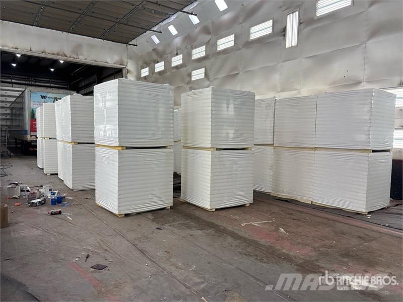 Quantity of (8) Pallets of Polyiso Insulation Подемници, лебедки и елеватори за материали