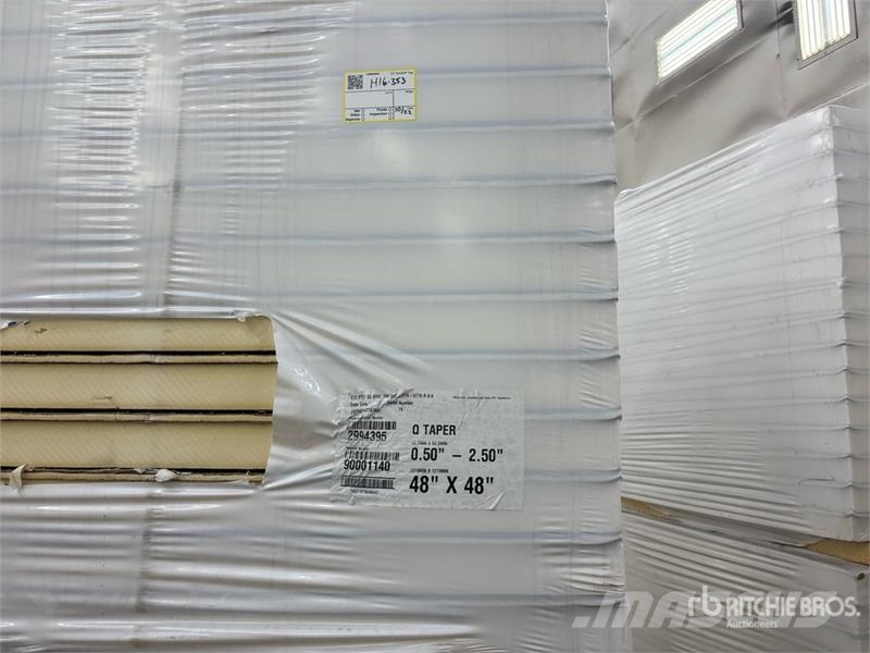  Quantity of (8) Pallets of Polyiso Insulation المصاعد والرافعات المادية