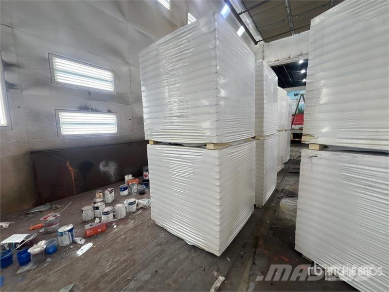 Quantity of (8) Pallets of Polyiso Insulation Подемници, лебедки и елеватори за материали