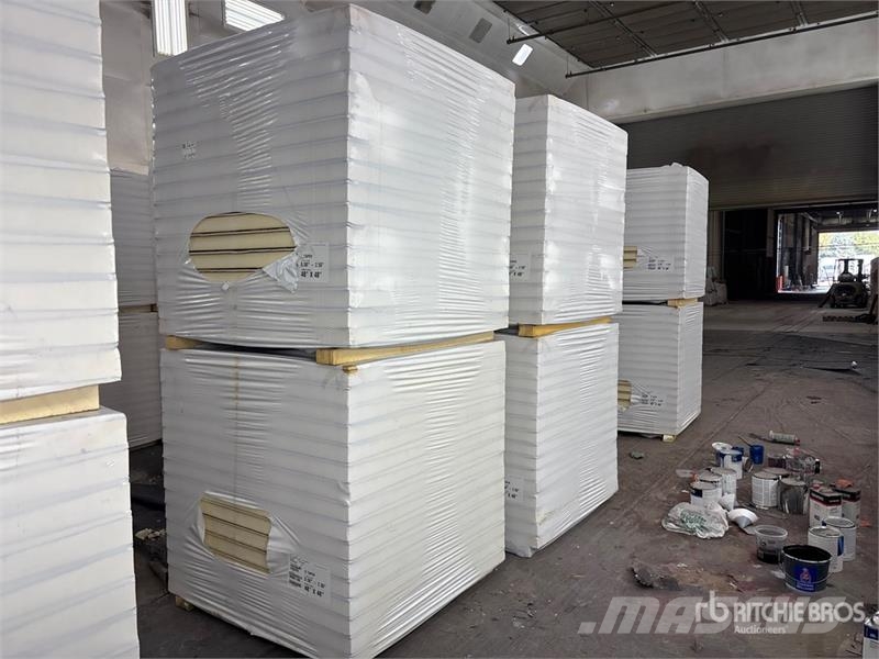 Quantity of (8) Pallets of Polyiso Insulation Подемници, лебедки и елеватори за материали