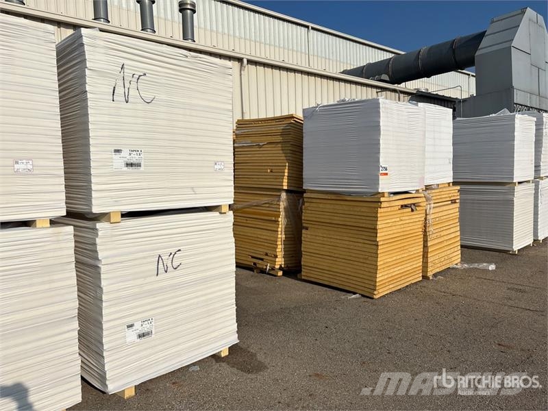 Quantity of (8) Polyiso Insulation Seilwinden, Bauaufzüge und Lastenaufzüge