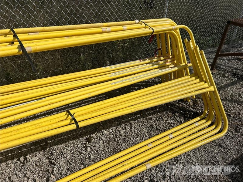  Quantity of Garlock 10 ft Sections Safety Railing Būvniecība- Citi