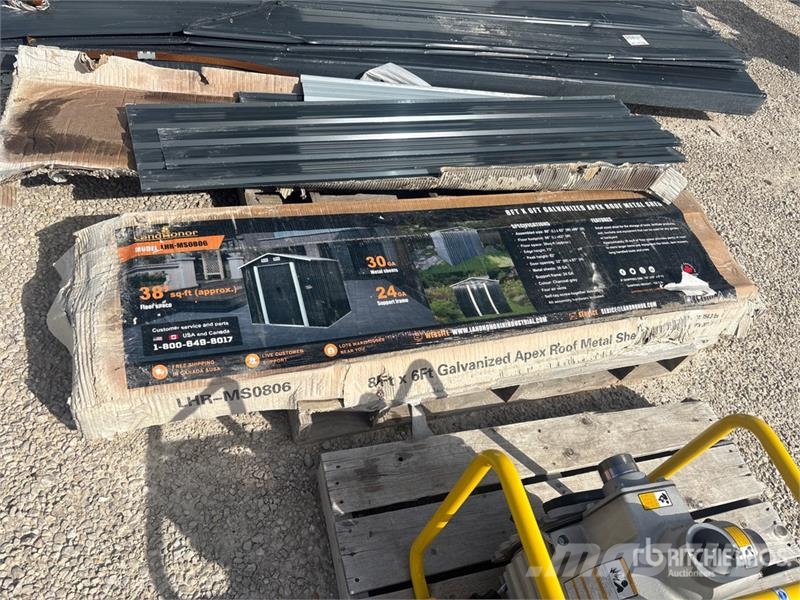 Quantity of Metal Siding Winches, hoists and material lifts