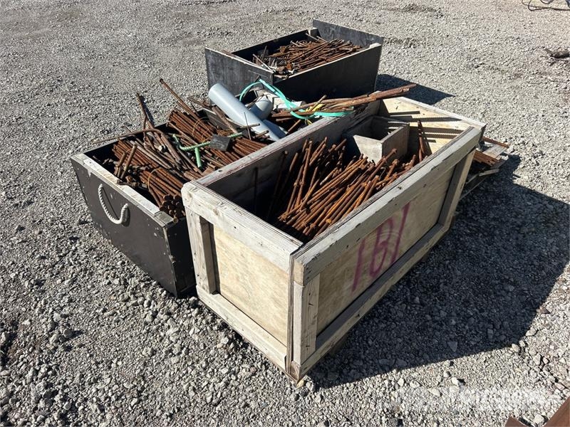 Quantity of Rebar and Bolts Gervės, keltuvai ir medžiagų kėlimo įranga
