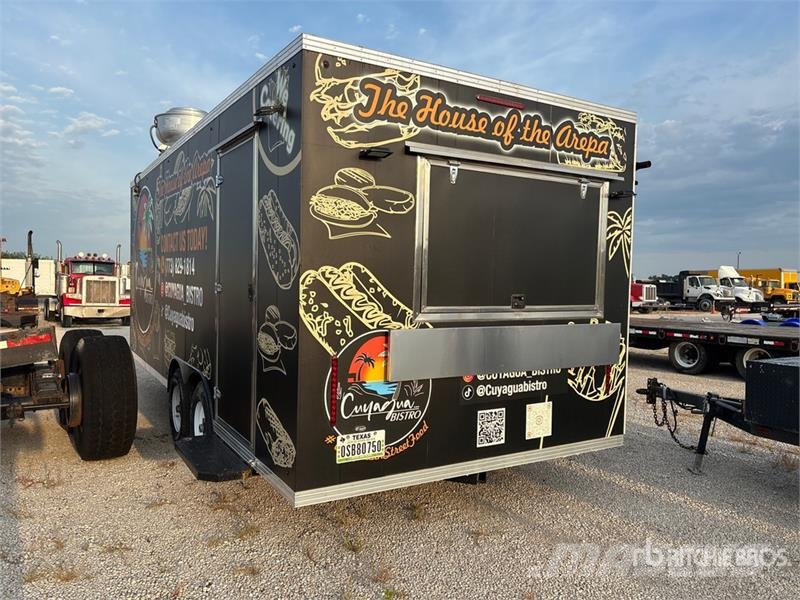 R&S Universal Manufactura 22 ft T/A Food Concession Tr Altri rimorchi