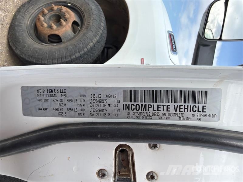 RAM 3500 Platformos/ Pakrovimas iš šono