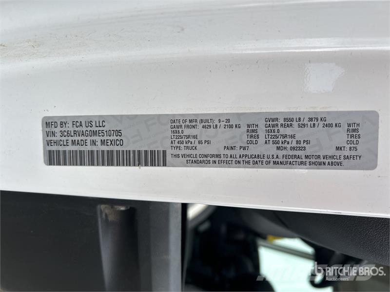 RAM Promaster 1500 Cargo Van Gesloten bedrijfswagens