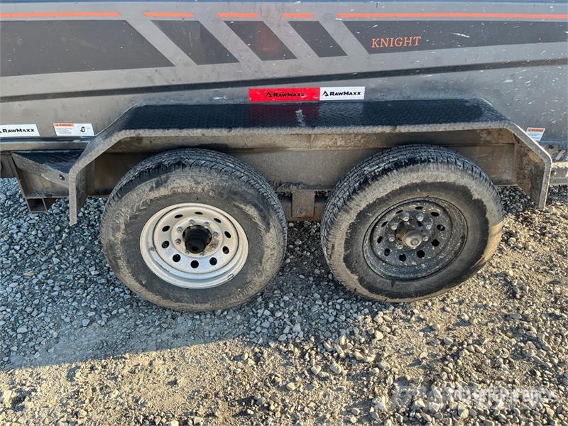 RawMaxx 14 ft T/A Dump Utility Trailer Pašizgāzējs