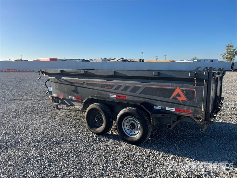 RawMaxx 14 ft T/A Dump Utility Trailer Pašizgāzējs