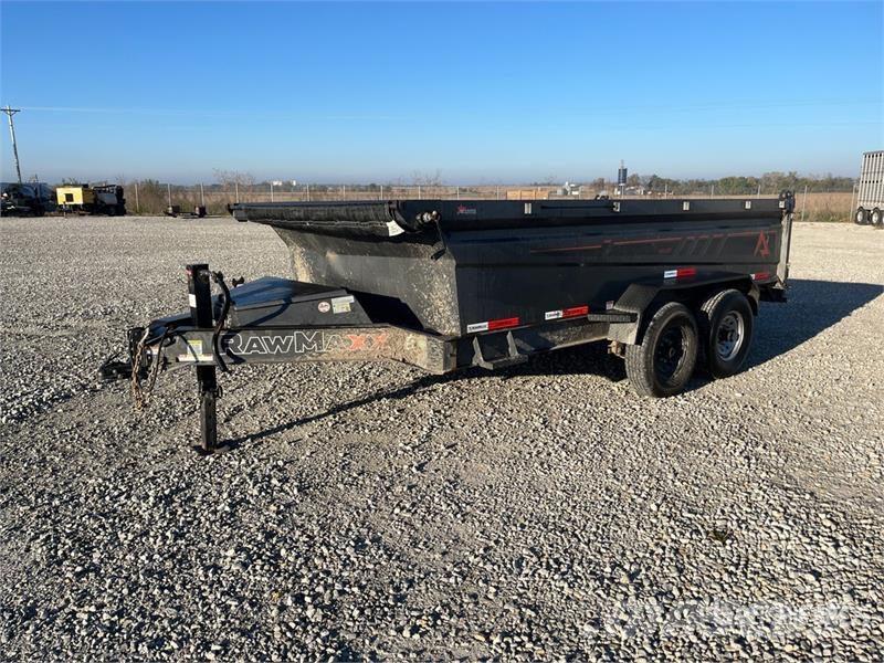 RawMaxx 14 ft T/A Dump Utility Trailer Pašizgāzējs