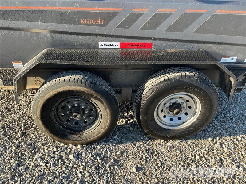 RawMaxx 14 ft T/A Dump Utility Trailer Pašizgāzējs