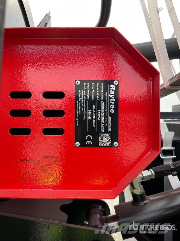  Raytree RABC44 44 in Articulating Skid Steer Brush Χορτοκοπτικά επιβίβασης και έλξης