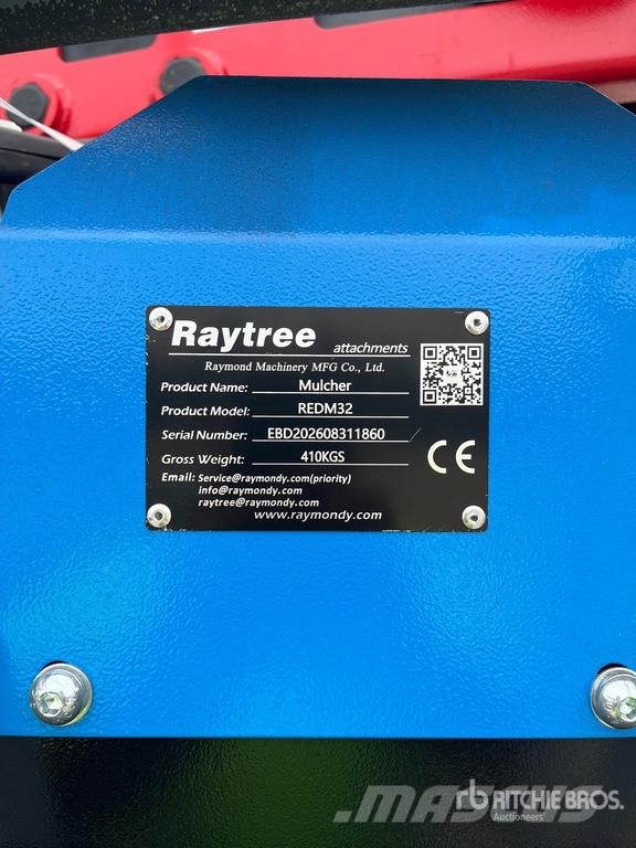 Raytree REDM32 32 in Excavator Drum Mulcher - Fits 其他组件