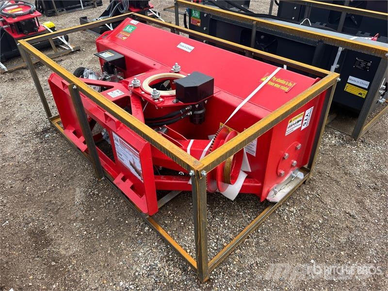  Raytree RHSB72 72 in Hydraulic Control Skid Steer  Snøfresere