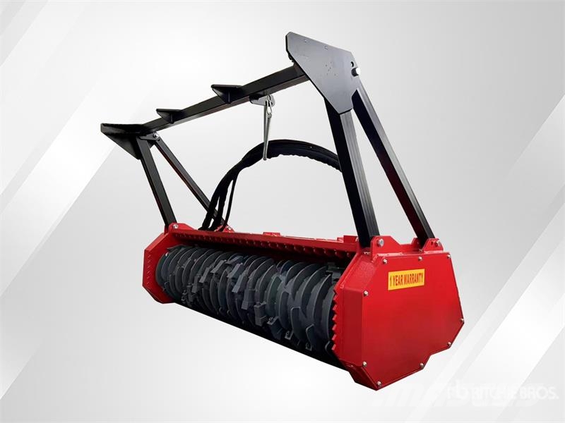 Raytree RMBD72ST 72 in Drum Skid Steer Mulcher (Un 林業覆蓋機