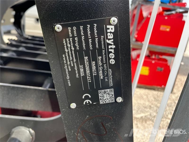 Raytree RMBG72 72 in Root Skid Steer Grapple (Unus Grabilice