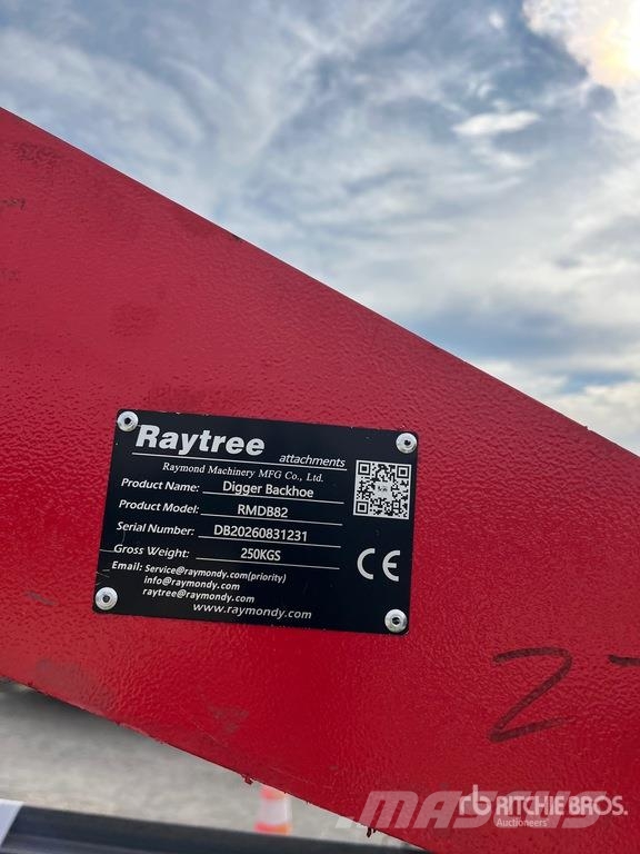  Raytree RMDB82 82 in Skid Steer Backhoe (Unused) Pelle rétro arrière