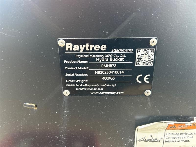 Raytree RMHB72 74 in Hydra Bucket Skid Steer Bucke Buckets