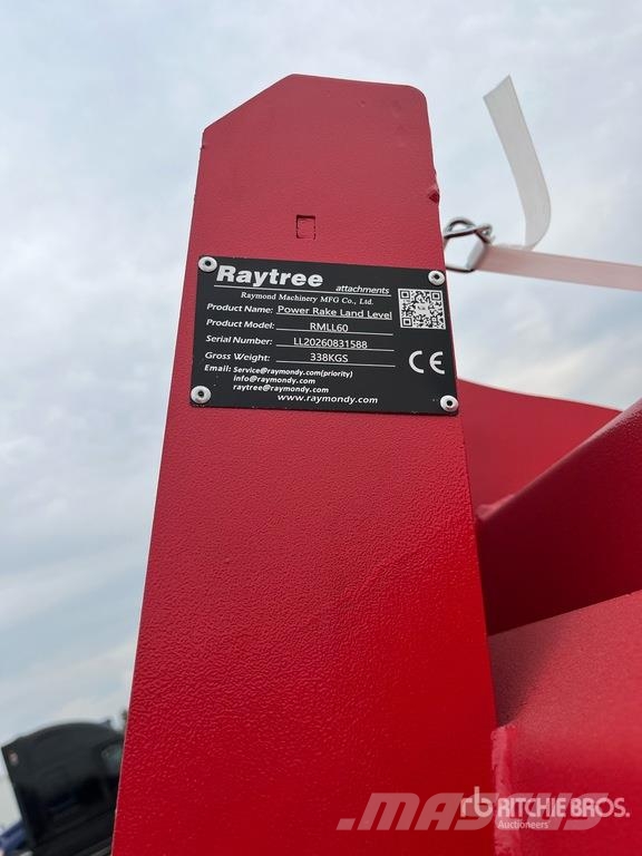  Raytree RMLL60 60 in Rake Skid Steer Landplane (Un Schwere Eggen