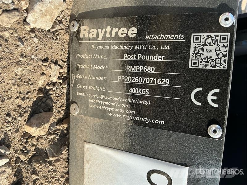 Raytree RMPP680 Skid Steer Post Driver (Unused) Zäune und Zubehör