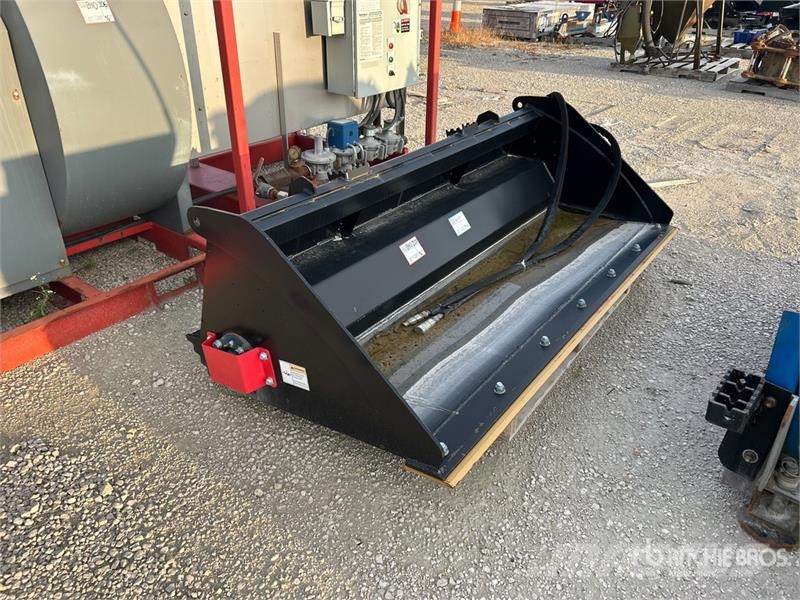 Raytree RMRB72 74 in Skid Steer Power Rake Bucket Ďalšie komponenty