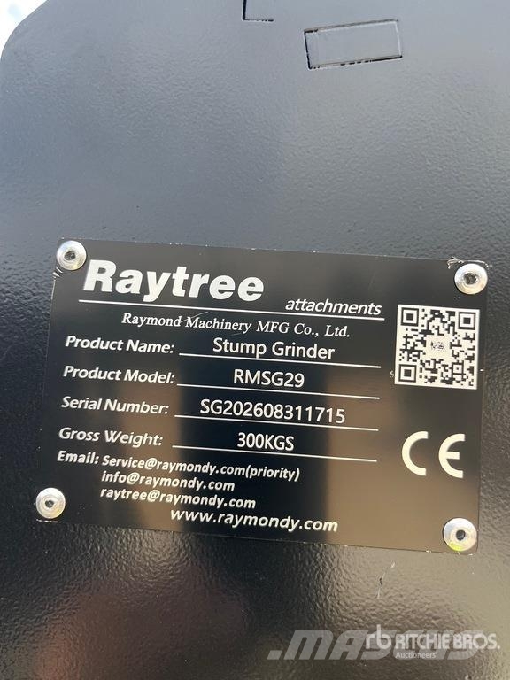  Raytree RMSG29 Skid Steer Stump Grinder (Unused) Rotorkopeggen / rototillers