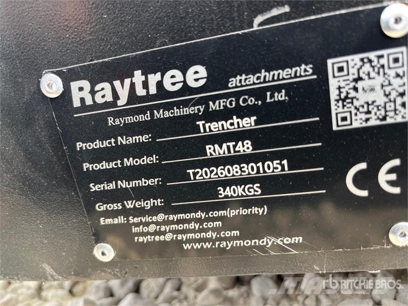  Raytree RMT48 Skid Steer Trencher (Unused) Rovokopači freze za kanale Trenčeri