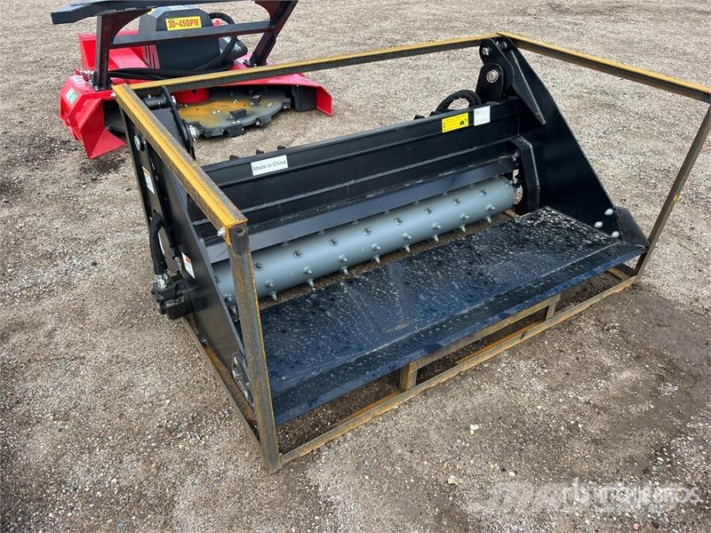 Raytree RPRB72 72 in Skid Steer Power Rake (Unused Ancinho virador