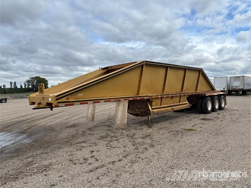 Red River 17 ft Tri/A Belly Dump Trailer Savivartės priekabos