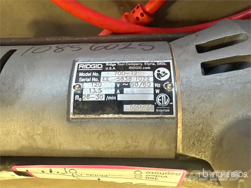 Ridgid 700 Pipeline Ausrüstung