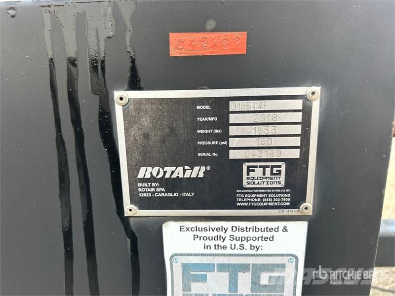 Rotair D185T4F Mobile Air Compressor مكابس