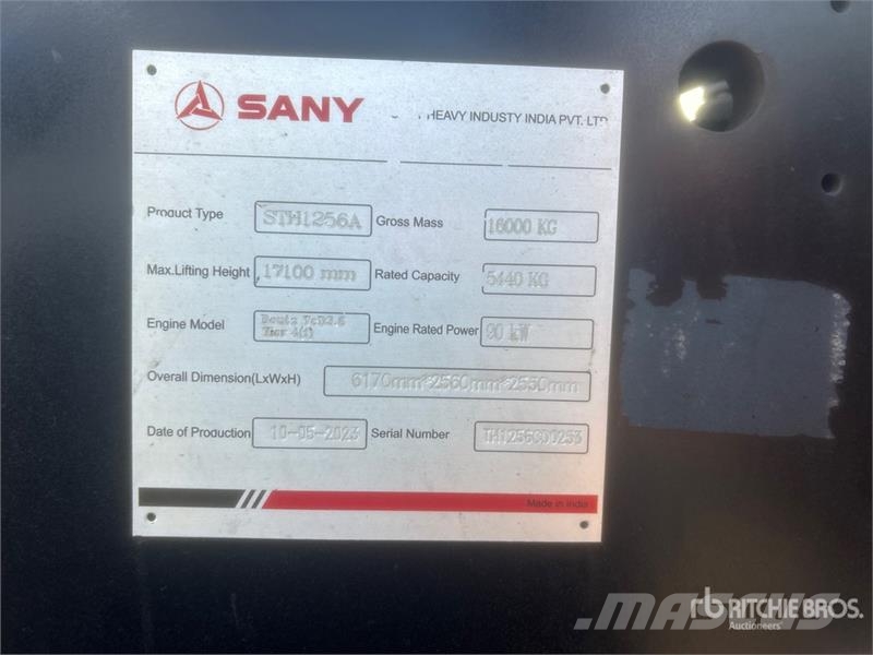 Sany STH1256A Telehandler Teleskoplæssere