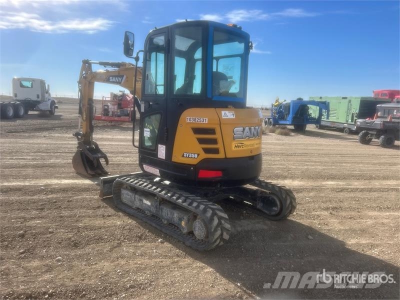 Sany SY35U Mini Excavator Mini ekskavatörler, 7 tona dek