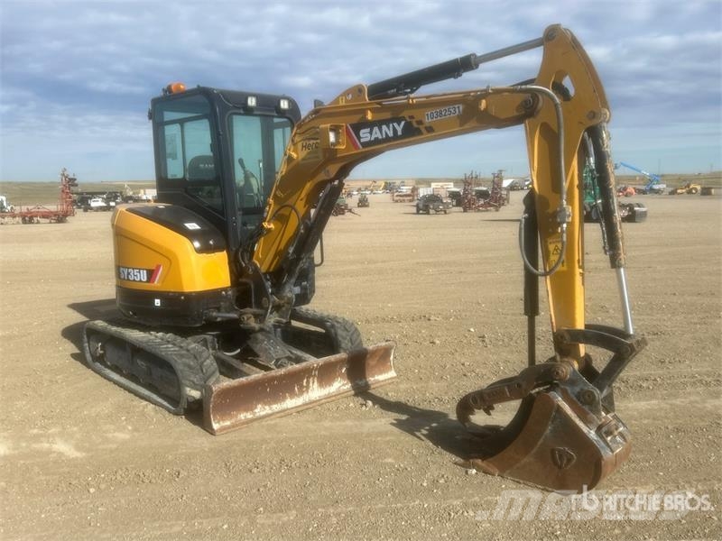 Sany SY35U Mini Excavator Mini ekskavatörler, 7 tona dek