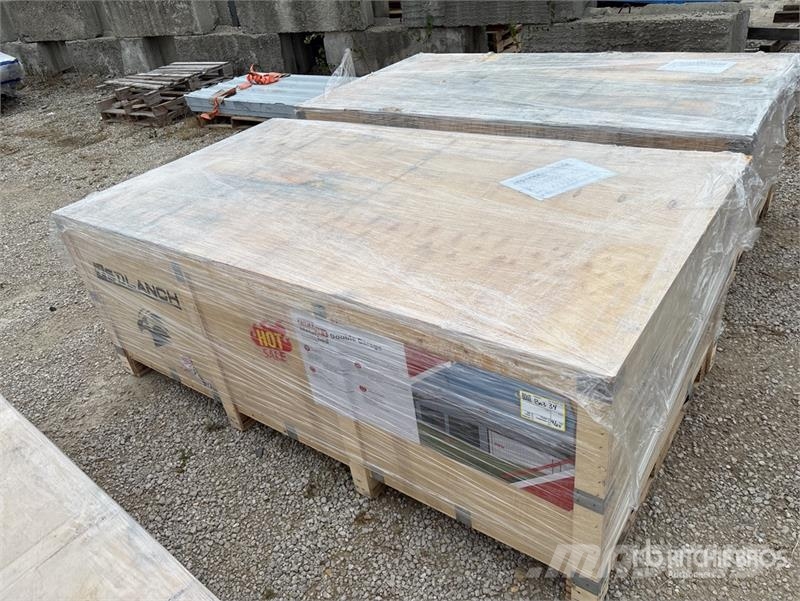 SDL2533DGMS Double Garage Metal Shed (Unused) Çelik çerçeveli yapılar