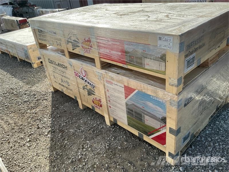 SDL2533DGMS Double Garage Metal Shed (Unused) Стальные каркасные здания