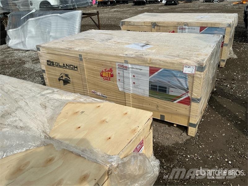 SDL2533DGMS Double Garage Metal Shed (Unused) Teräsrunkorakennukset