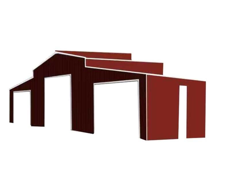 SDL4230TGMS 42 ft x 30 ft Triple Garage Metal Shed Čelični okviri za građevine