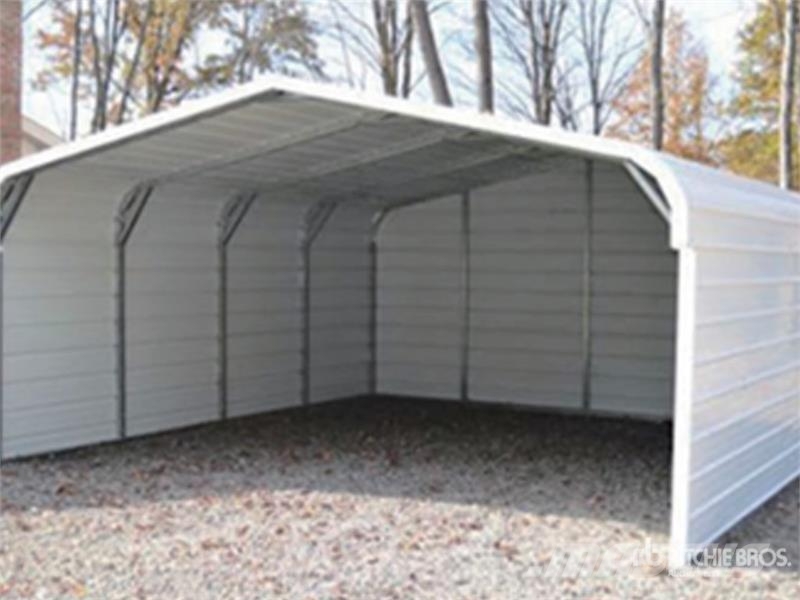 SDLC2030FT 20 ft x 30 ft Enclosed Carport (Unused) Čelični okviri za građevine